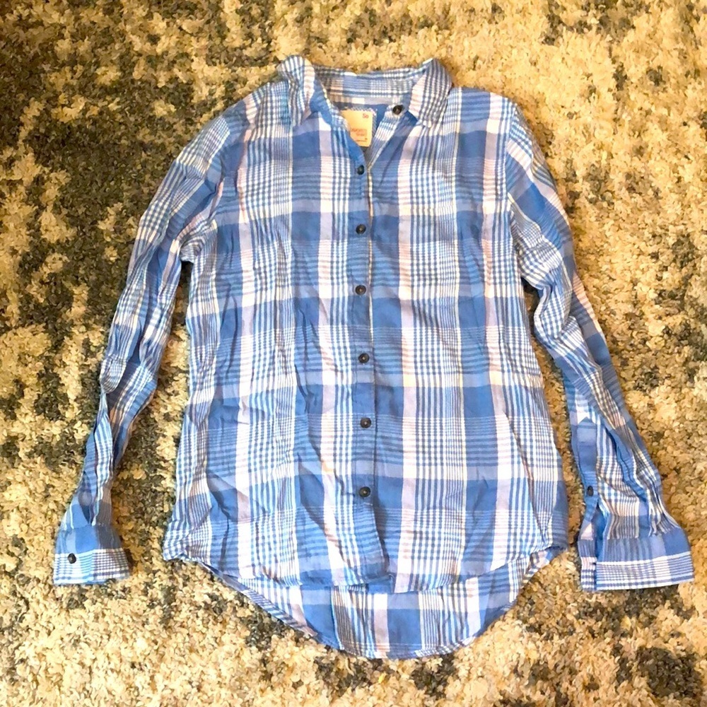 🎉4 for $20 SO Long Sleeve Favorite Flannel Shirt, size Medium